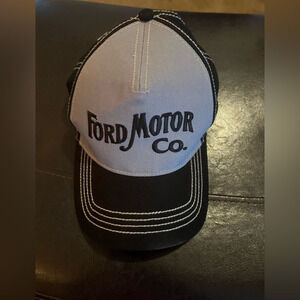 Ford Motor CO. Strap Back Cap Black & Gray Open Road Brand